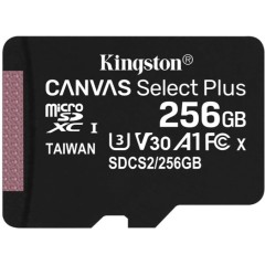 Карта памяти MicroSD 256GB Class 10 UHS-I Kingston SDCS2/<wbr>256GBSP