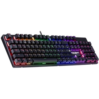 Клавиатура игровая механическая Defender Axeman GK-302 RU черный в Metoo.kz - Metoo (1)