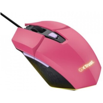 Мышь игровая Trust GXT 109P FELOX розовый - Metoo (1)