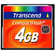 Transcend TS4GCF133, Compact Flash 4GB 133x