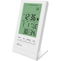 Метеостанция с термометром и гигрометром Ritmix CAT-040 белый