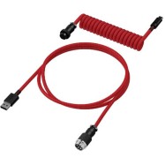Кабель для механической клавиатуры HyperX USB-C Coiled 6J677AA красно-черный..