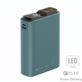 Зарядное устройство Power bank Olmio QS-10, 10000mAh мурена - Metoo (1)