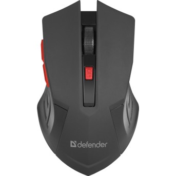 Мышь беспроводная Defender Accura MM-275 черный-красный - Metoo (1)