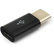 Переходник USB Cablexpert A-USB2-CMmF-01, USB Type-C (папа) - Micro USB (мама), пакет