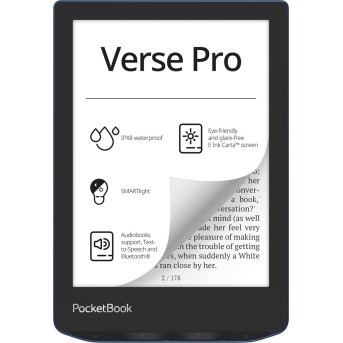 Электронная книга PocketBook PB634-A-CIS лазурный - Metoo (1)
