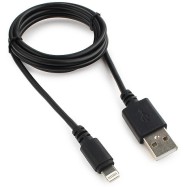 Кабель USB Cablexpert CC-USB-AP2MBP AM/Lightning, для iPhone5/6/7/8/X, IPod, IPad, 1м, черный, пакет