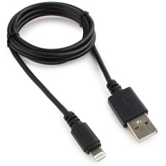Кабель USB Cablexpert CC-USB-AP2MBP AM/<wbr>Lightning, для iPhone5/<wbr>6/7/<wbr>8/X, IPod, IPad, 1м, черный, пакет