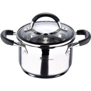 Кастрюля Masterpro Foodies MP BGMP-1504-BK 16x10 cm 1.8L
