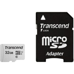 Карта памяти MicroSD 32GB Class 10 U1 Transcend TS32GUSD300S-A
