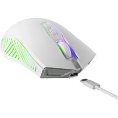 Мышь игровая беспроводная Defender Pandora GM-502 белый..