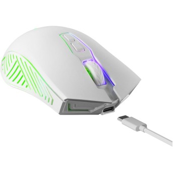 Мышь игровая беспроводная Defender Pandora GM-502 белый в Metoo.kz - Metoo (1)