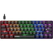 Клавиатура игровая механическая Defender Consul GK-220 RU,Rainbow,61кн,крас.свитчи черный