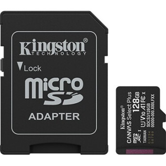 Карта памяти MicroSD 128GB Class 10 UHS-I Kingston SDCS3/<wbr>128GB - Metoo (1)