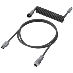 Кабель для механической клавиатуры HyperX USB-C Coiled 6J678AA серый