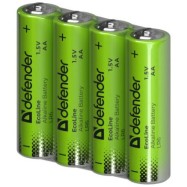 Элемент питания LR6-4S АА Defender Alkaline LR6-4S - 4штуки в пленке