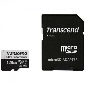 Карта памяти MicroSD 128GB Class 10 U3 Transcend TS128GUSD340S - Metoo (1)