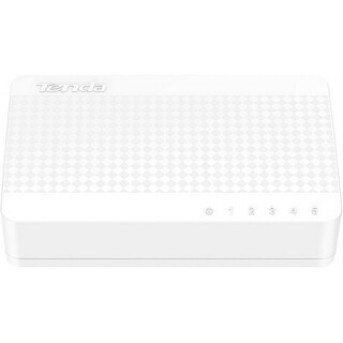 Коммутатор Tenda S105 SOHO 5-port 10/<wbr>100M Белый - Metoo (1)