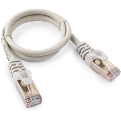 Патч-корд FTP Cablexpert, кат. 5e, 0.5м, серый