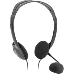 Наушники-гарнитура проводная Defender Aura HN-102 черный