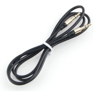 Кабель аудио Cablexpert CCAB-01-35MM-1MB, 3.5 джек (M)/3.5 джек (M),1м, блистер, черный