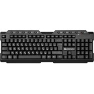 Клавиатура беспроводная Defender Element HB-195 RU черный