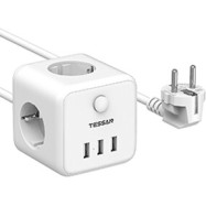 Сетевой фильтр Tessan TS-301 белый