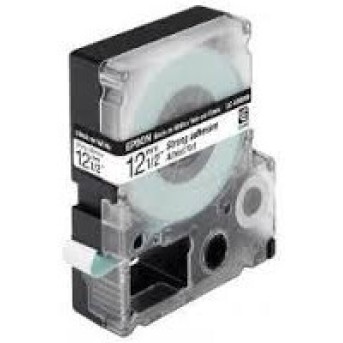 Лента Epson C53S654016 LK-4WBW9 Повышенной адгезии 12мм, Бел./Черн., 9м в Metoo.kz - Metoo (1)