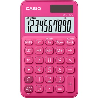 Калькулятор карманный CASIO SL-310UC-RD-W-EC - Metoo (1)