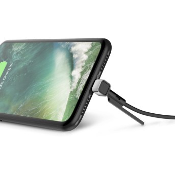 Кабель Olmio Stand, USB 2.0 - Type-C, 1.2м, 2.1A, синий - Metoo (1)