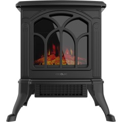 Камин электрический напольный Cecotec ReadyWarm 1500 Flames черный..