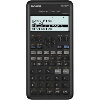 Калькулятор финансовый CASIO FC-100V-2-W-ET - Metoo (1)