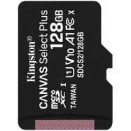 Карта памяти MicroSD 128GB Class 10 UHS-I A1 C10 Kingston SDCS2/128GBSP