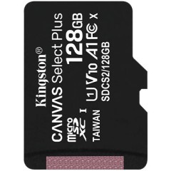 Карта памяти MicroSD 128GB Class 10 UHS-I A1 C10 Kingston SDCS2/<wbr>128GBSP