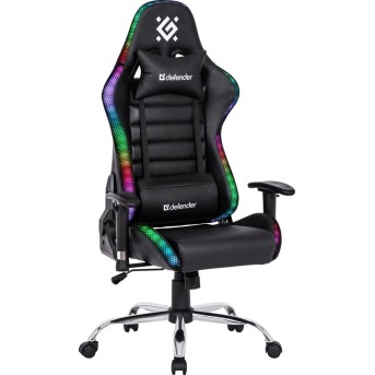 Игровое кресло Defender Ultimate (L) RGB, черный в Metoo.kz - Metoo (1)