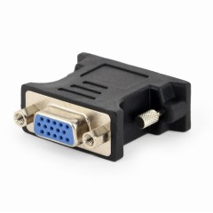 Переходник DVI-I - VGA Cablexpert A-DVI-VGA-BK, 29M/<wbr>15F, черный, пакет