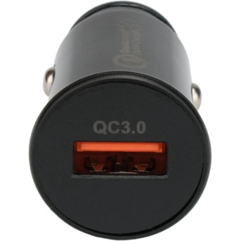 Зарядное устройство автомобильное Cablexpert MP3A-UC-CAR22, 18Вт, 3А, QC3.0, 1хUSB, черный, пакет - Metoo (1)