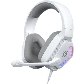 Наушники-гарнитура игровые Defender Espanto белый в Metoo.kz - Metoo (1)