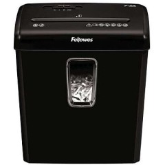 Шредер Fellowes® Powershred®P-30C, DIN P-4, 4х34 мм, 6 лст., 15 лтр.,