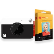 Фотоаппарат моментальной печати Kodak PRINTOMATIC черный+Фотобумага 2х3 Kodak ZINK 20 шт