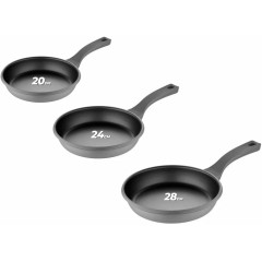 Набор сковородок Bergner Retro 20, 24, 28 см