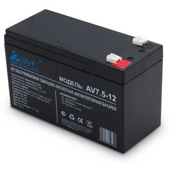 ИБП Батарея SVC 12В 7.5 Ач - Metoo (1)