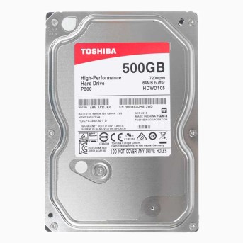 Жесткий диск HDD 500Gb Toshiba P300 (HDWD105UZSVA) - Metoo (1)