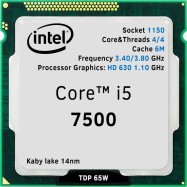Процессор Intel Core i5-7500 3.40GHz