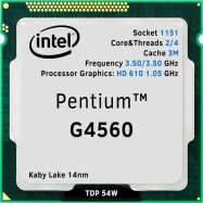 Процессор Intel Pentium G4560 oem tray