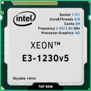 Процессор Intel Xeon E3-1230v5 3.40GHz