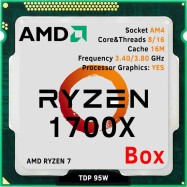 Процессор AMD AM4 RYZEN 7 1700X (YD170XBCAEWOF)