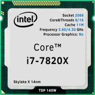 Процессор Intel Core i7-7820X 3.60GHz