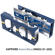 SAPPHIRE NITRO GEAR (SHROUD-BACKPLATE) Azure Blue (4N002-01-20G)