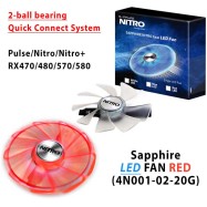 Кулер для кейса Sapphire LED Красный (4N001-02-20G)
